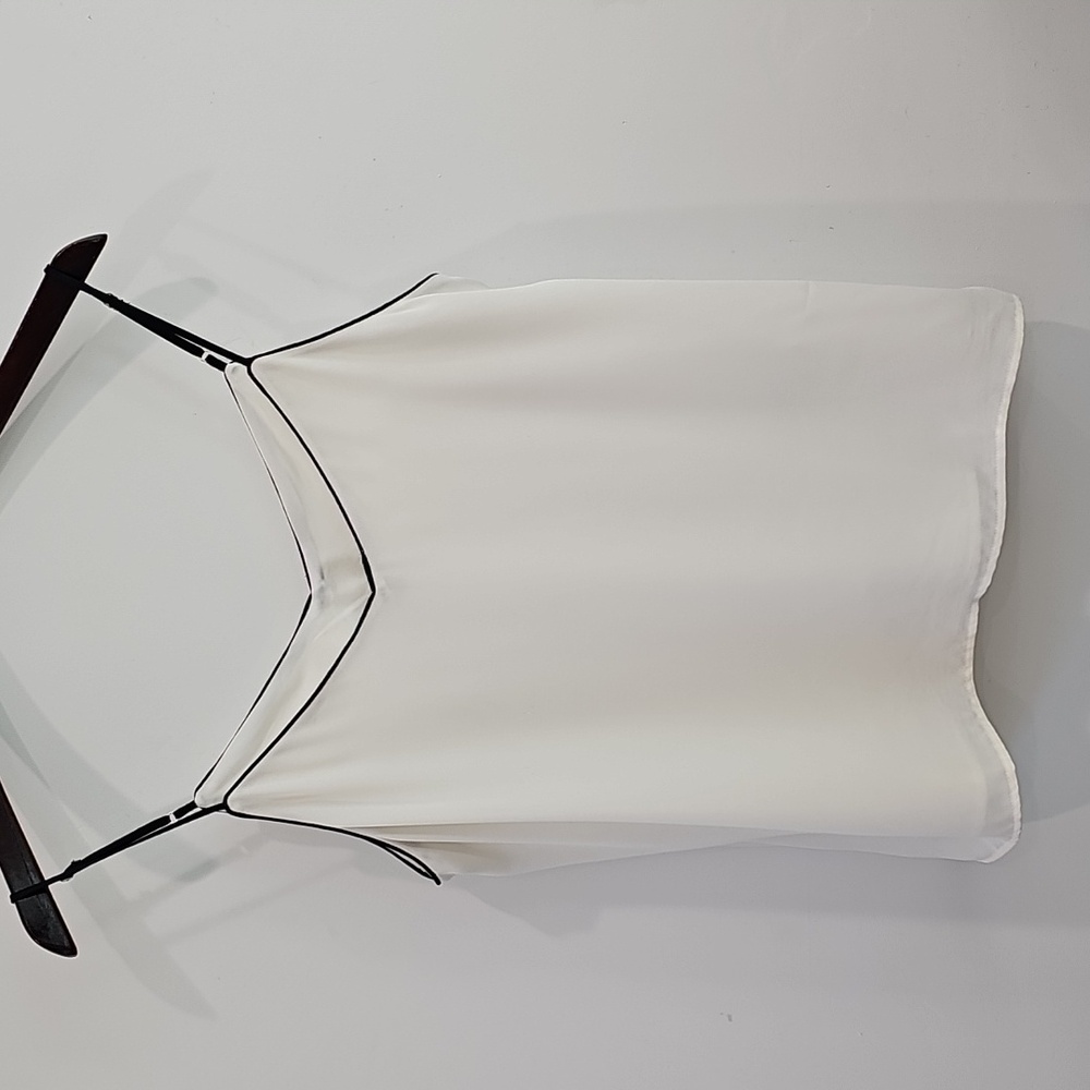 Banana Republic Black & White Camisole with Spaghetti Straps
